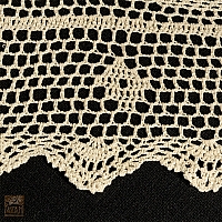 Obrus szydełko 140 x 350 cm 