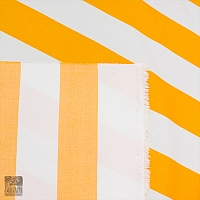 Markizówka pasy biało-żółte szer 160 cm